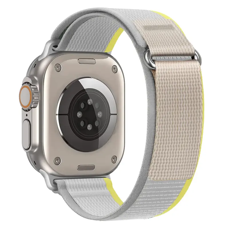 Apple Watch Trail Loop Sárga-Szürke szíj 