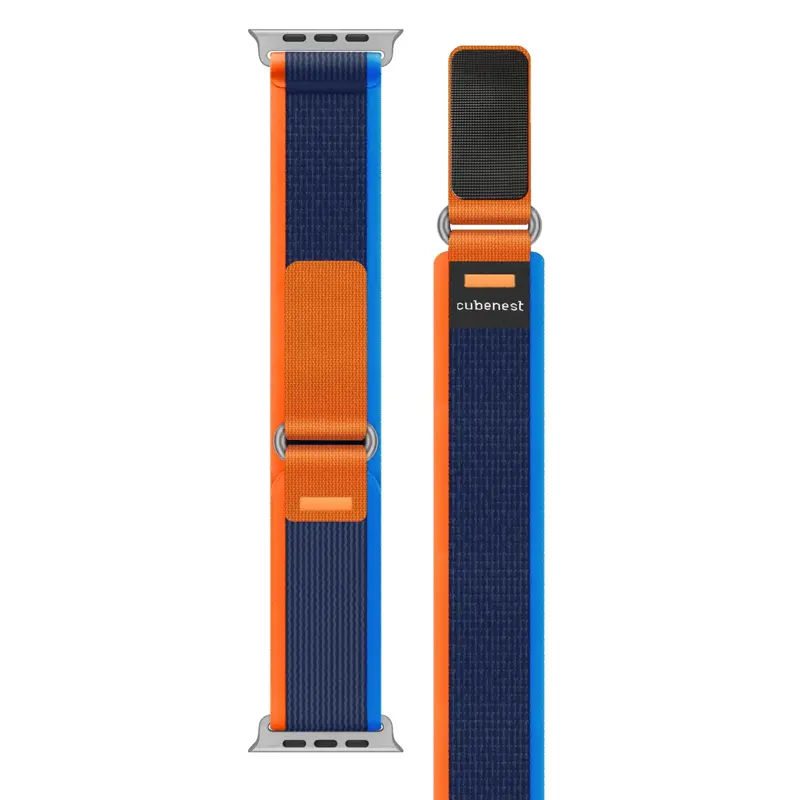 Apple Watch Trail Loop Kék-Narancs szíj 