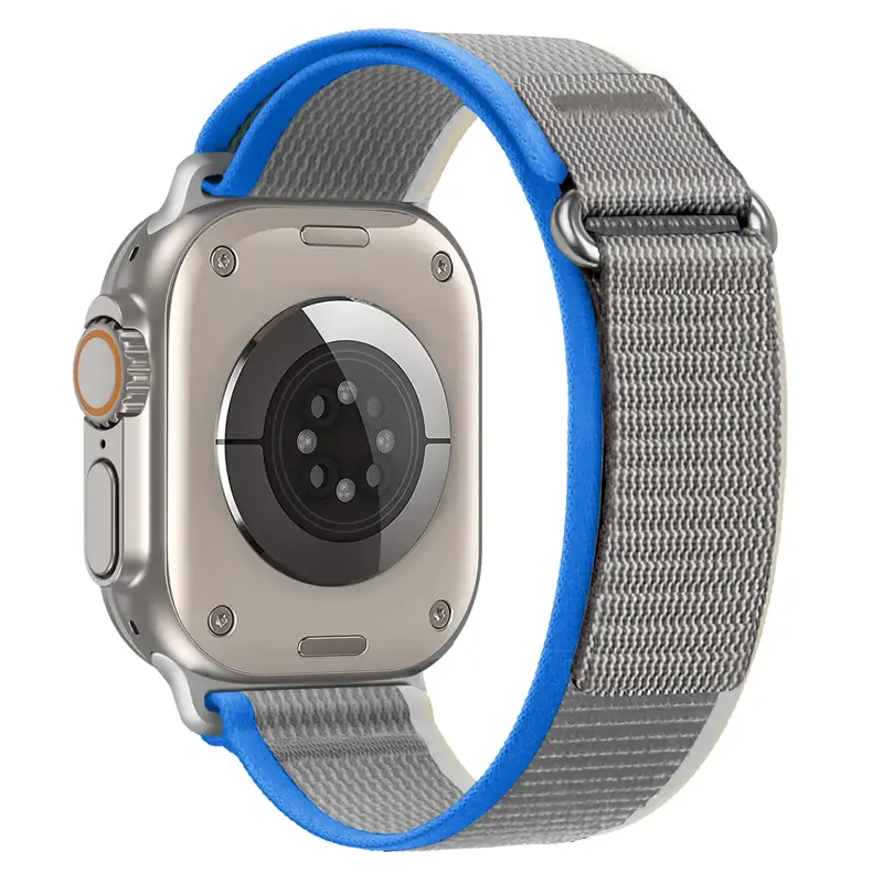 Apple Watch Trail Loop Szürke-Kék szíj