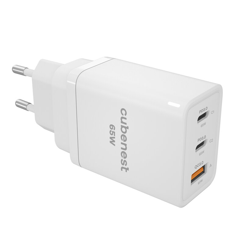 Cubenest PD GaN utazó töltő 65W S3D1