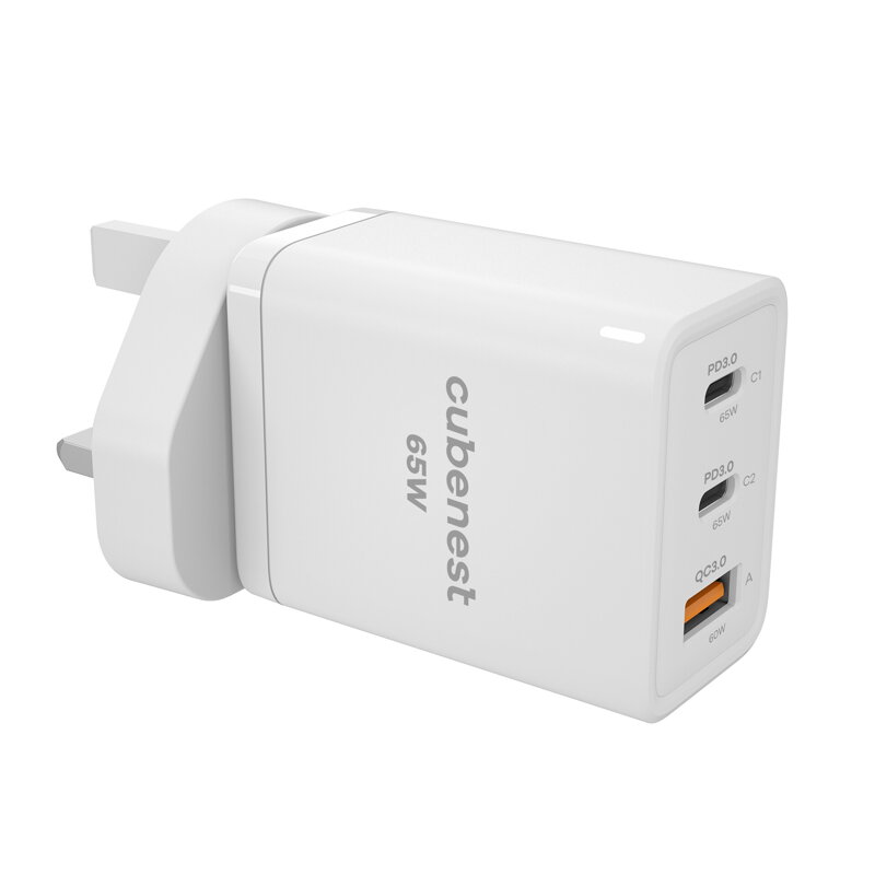 Cubenest PD GaN utazó töltő 65W S3D1