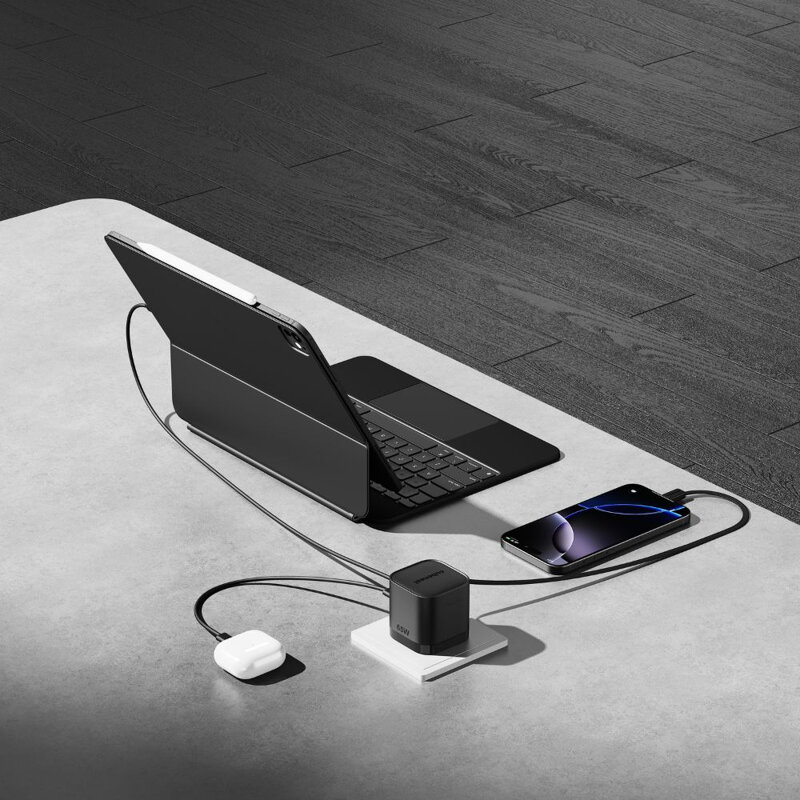 Cubenest PD GaN adapter kábellel 65W S3D2