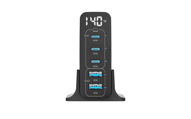 Cubenest PD GaN töltő 140W S5D0