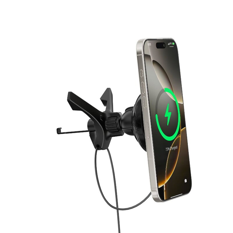 Cubenest Qi2.2 Hűtéssel ellátott vezeték nélküli mágneses autós töltő SQ1C3