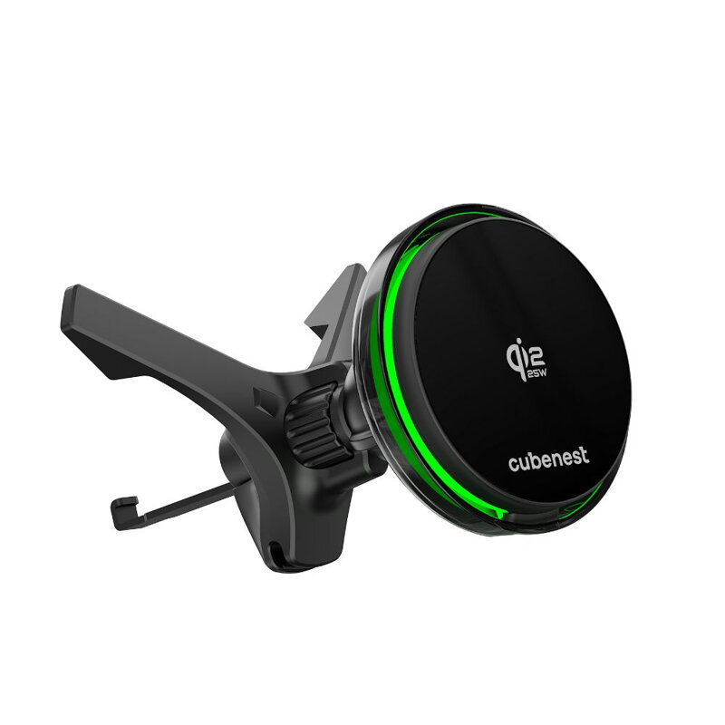 Cubenest Qi2.2 Hűtéssel ellátott vezeték nélküli mágneses autós töltő SQ1C3
