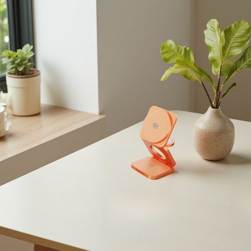 Cubenest Qi2.2 3 az 1-ben Összecsukható vezeték nélküli mágneses narancssárga töltő SQ312 Ultra