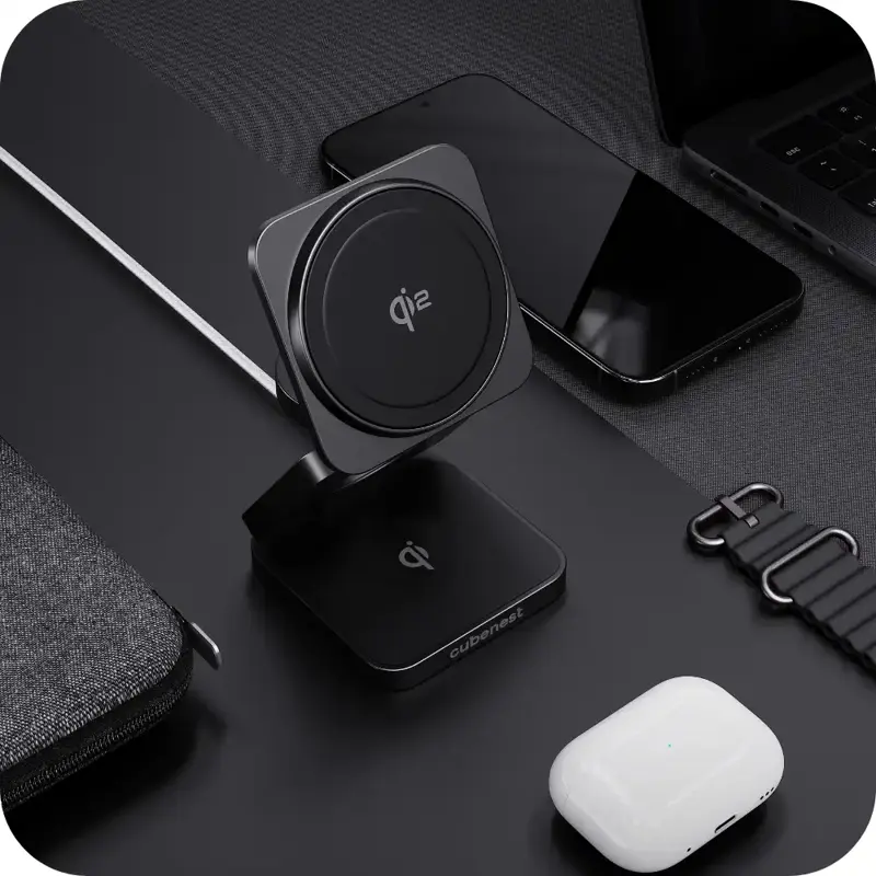 Qi2.2 3 az 1-ben Összecsukható MagSafe töltő Qi2.2 3 az 1-ben Összecsukható MagSafe töltő