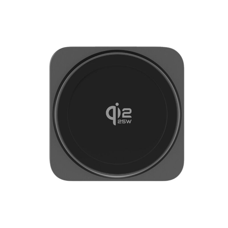 Cubenest Qi2.2 3 az 1-ben Összecsukható vezeték nélküli mágneses fekete töltő SQ312 Pro