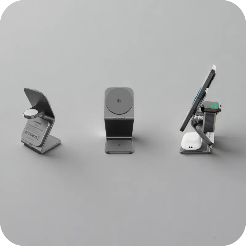 Qi2.2 3 az 1-ben Összecsukható MagSafe töltő