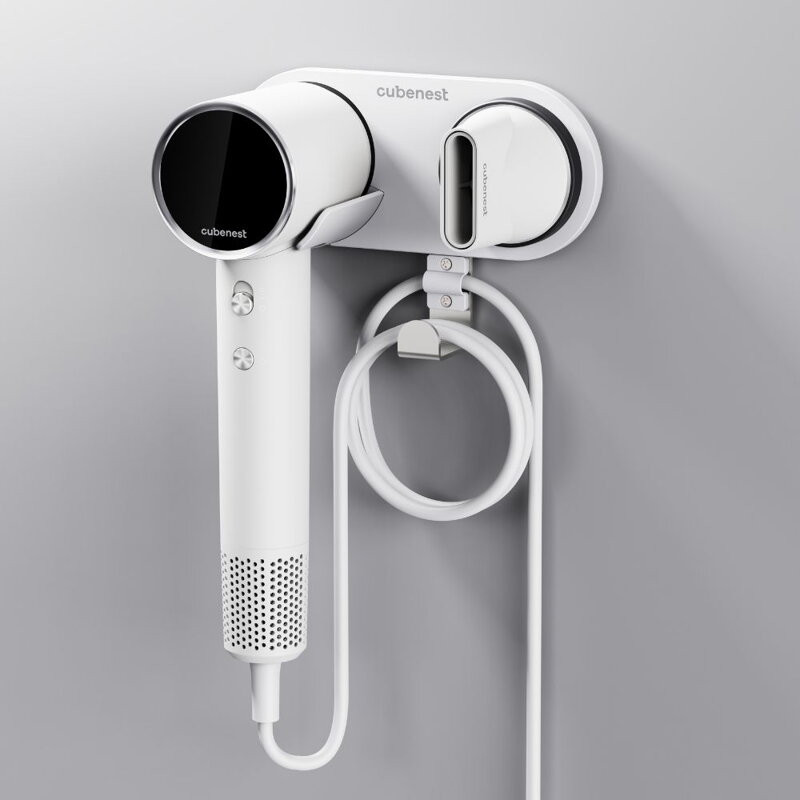 Cubenest SwiftDry SDHD01 mágneses fehér hajszárító tartó