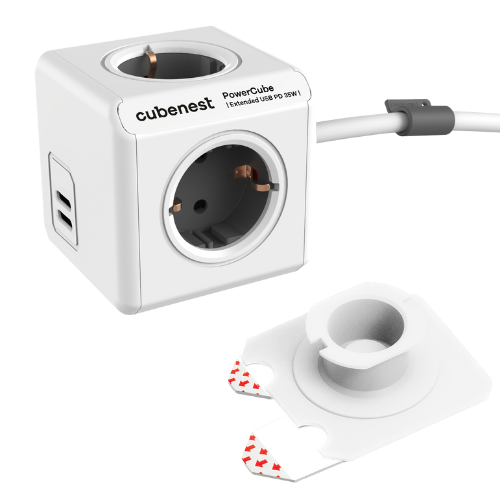 Cubenest PowerCube Extended USB C+C PD 35 W szürke